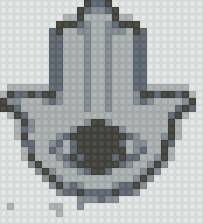 Рука Фатимы (Хамса) - рука фатимы, хамса, монохром - предпросмотр