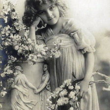 Схема вышивки «мода начала 20 века»