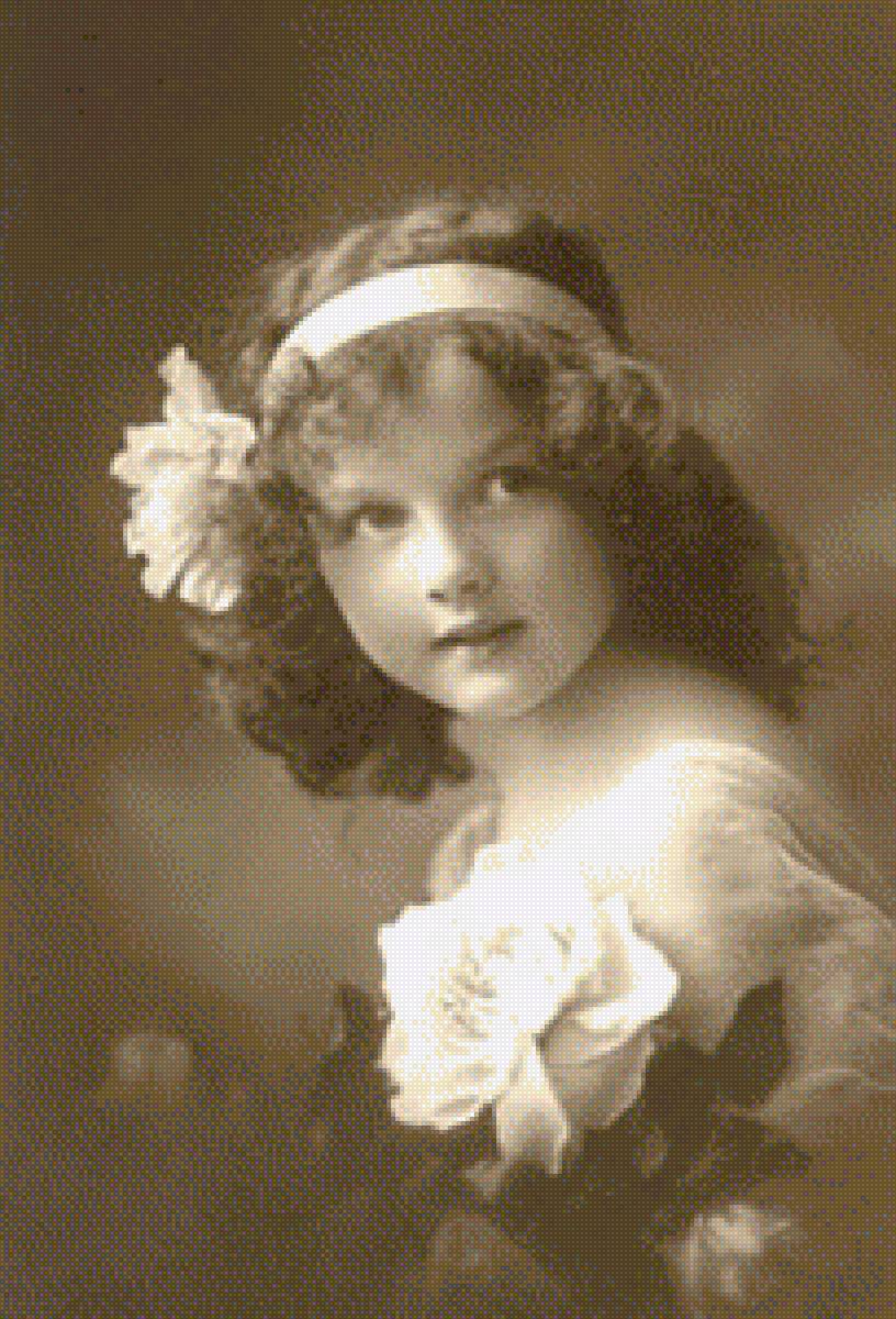 мода начала 20 века - мода, ретро, девочка, ребенок - предпросмотр