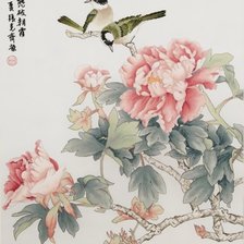 Схема вышивки «Аромат пиона»