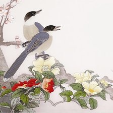 Схема вышивки «Приход весны»