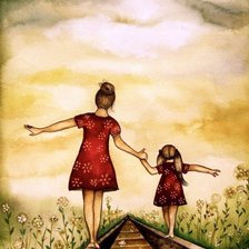 Мама и Доченька