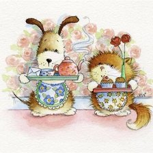 Схема вышивки «Всем к столу»