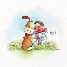 Схема вышивки «Подарок»