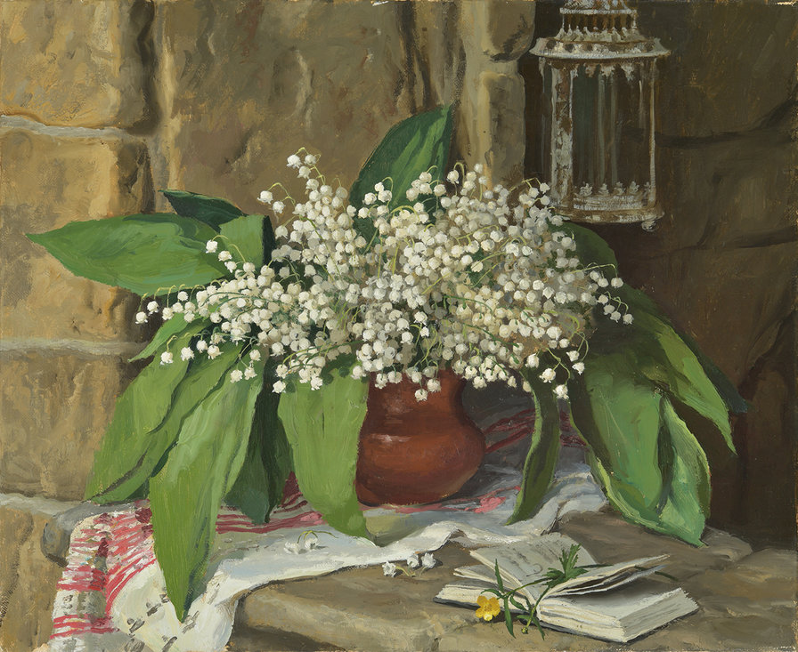 Ландыши - натюрморт - оригинал