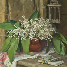 Схема вышивки «Ландыши»