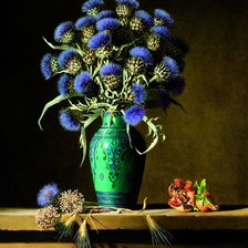 Схема вышивки «Васильки»