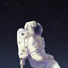 Схема вышивки «Космонавт»