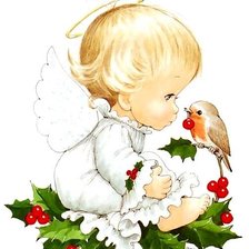 Схема вышивки «Anjinho Natal»