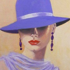 Схема вышивки «Wamp w fioletach»