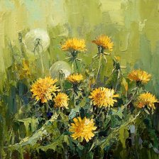 Схема вышивки «dmuchawce»