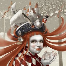 Схема вышивки «фэнтези»