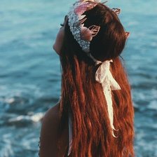 Схема вышивки «девушка»