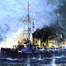 Схема вышивки «крейсер варяг»