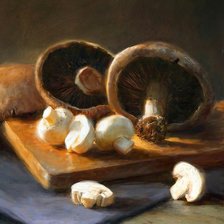 Схема вышивки «BODEGÓN CHAMPIÑON»