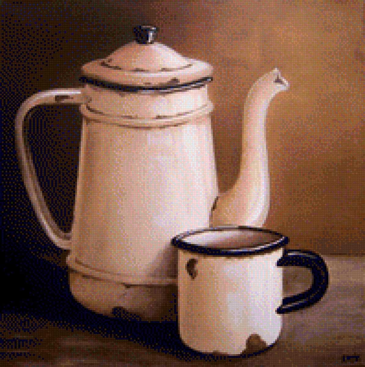 JARRA Y TAZA ANTIGUA - taza, jarra - предпросмотр