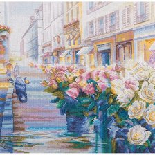 Схема вышивки «Цветущий Париж»