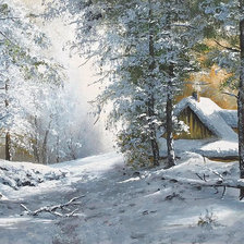 Схема вышивки «Zima»