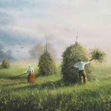 Схема вышивки «sianokosy»