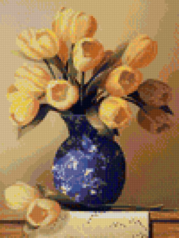 Тюльпаны - тюльпан, ваза, тюльпаны, цветы - предпросмотр