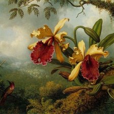 Схема вышивки «орхидея-2»