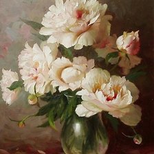 Схема вышивки «пион-2»