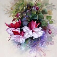 Схема вышивки «фуксия-2»