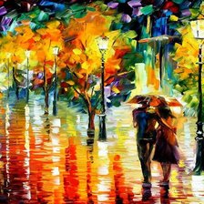 Схема вышивки «Под зонтом»