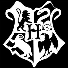 Схема вышивки «Герб Хогвартса»