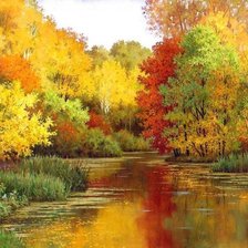 Схема вышивки «jesień»