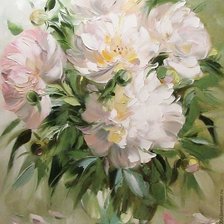 Схема вышивки «ПИОНЫ»