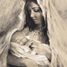 Схема вышивки «материнство»