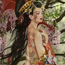 Схема вышивки «Gheisa»