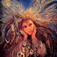 Схема вышивки «хаед девушка феечка»