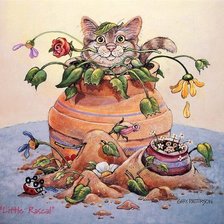 Схема вышивки «Котёнок»