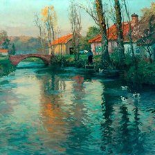 Схема вышивки «mostek»