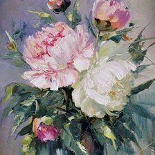 Схема вышивки «piwonie»