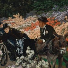 Схема вышивки «podróż osiołkiem»