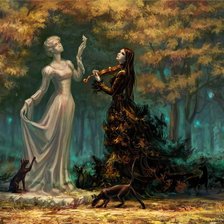 Схема вышивки «осенняя мелодия»