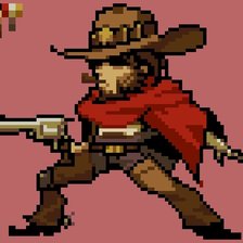 Схема вышивки «Mccree»