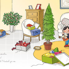 Схема вышивки «navidad»