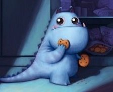 Схема вышивки «Милый монстрик»