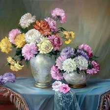 Схема вышивки «Астры»