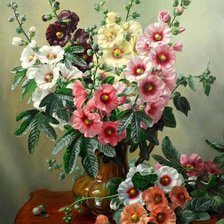 Схема вышивки «цветы»