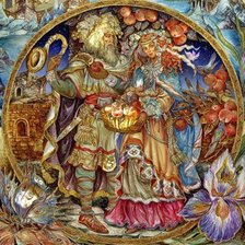 Схема вышивки «русские легенды»