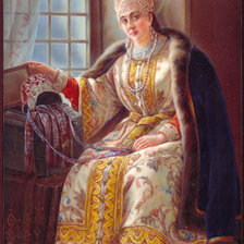 Схема вышивки «у окна»