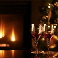 Схема вышивки «Бокалы»