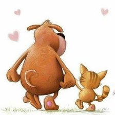 Схема вышивки «Друзья навеки2»