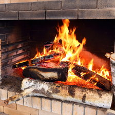 Схема вышивки «Камин»