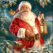Схема вышивки «Санта Клаус»